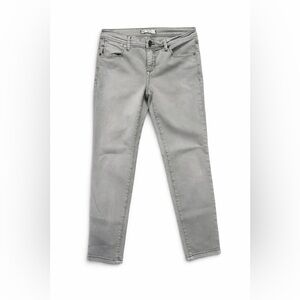 Free People Sage Green Capri Jeans | Size 27 | Mid Rise Slim Fit